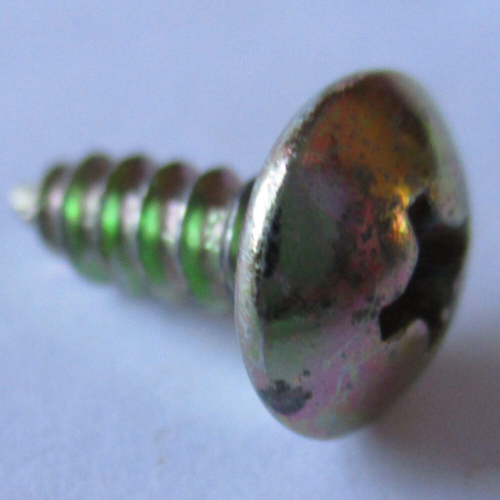 Screw, Rh Ph, 9/16&Quot;L 1/8&Quot; Thd Od 3/8&Quot; Hd Od
