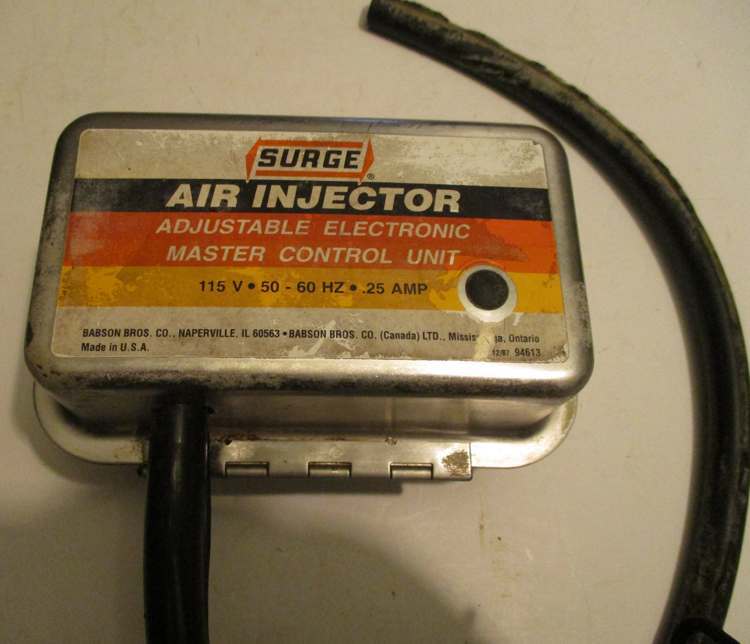 Air Injector, Master Control