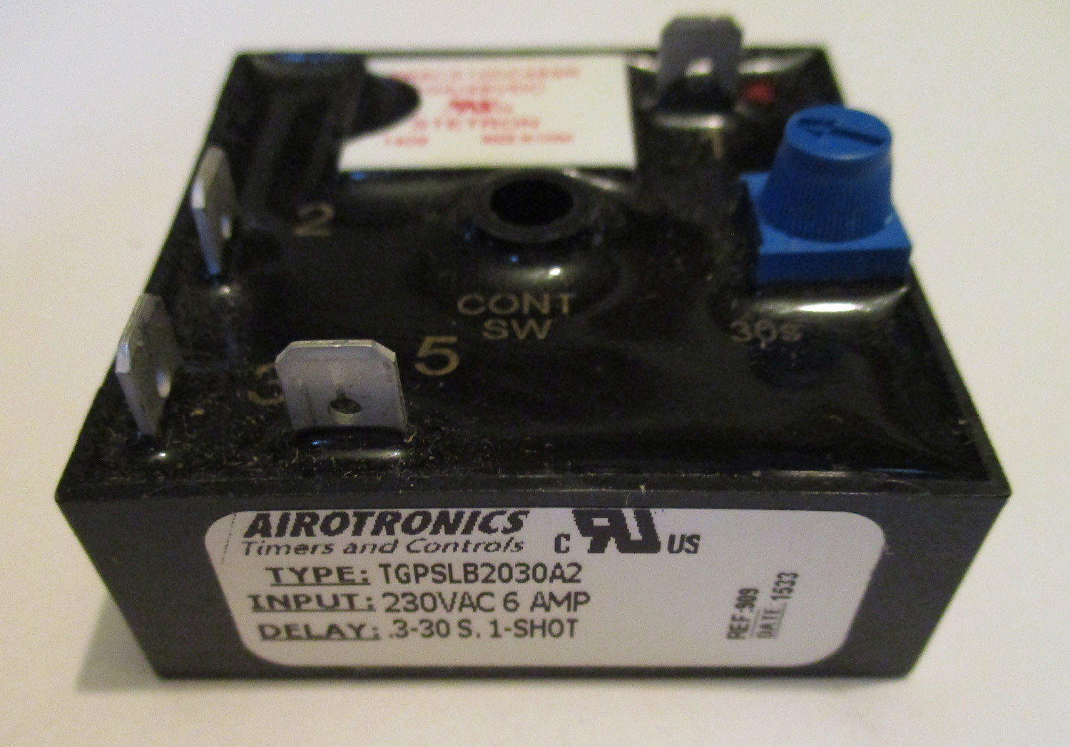 Timer, Air Blow, Input 230 VAC 6 Amp Delay 330 S