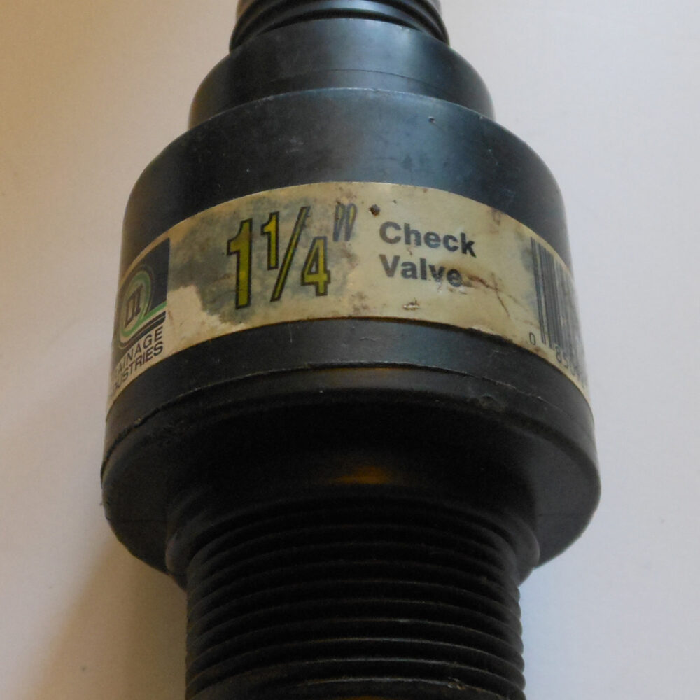 Valve Check 1 1/4&Quot; For Sump Pump