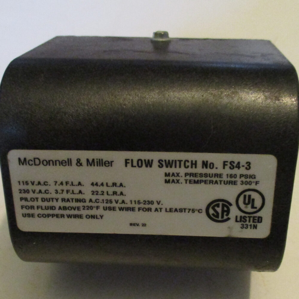 Switch, Flow, 1"NPT 2pl 115VAC