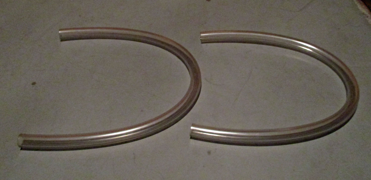 Hose ID 8 x OD 12 x L 400 mm Pkg of 2, 15 1/2"L x 7/16"OD