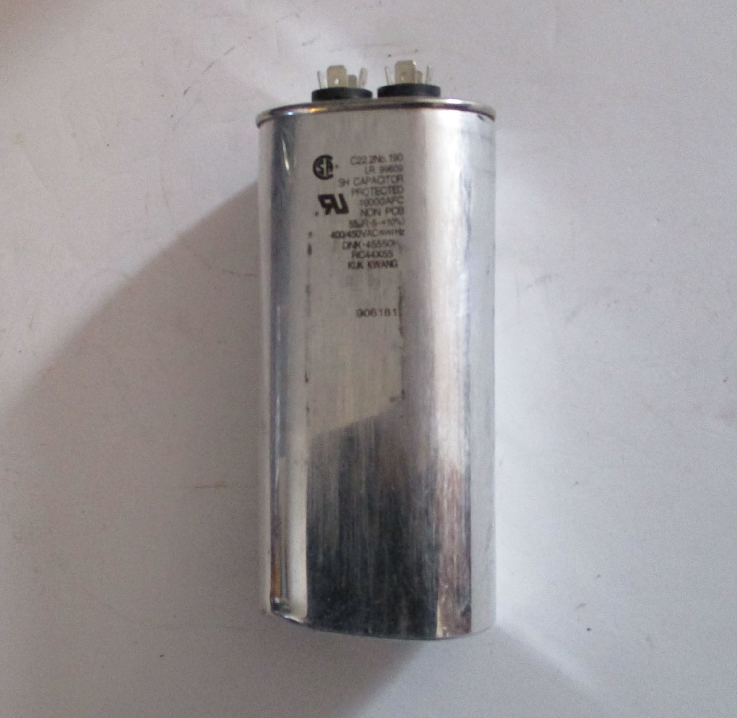 Capacitor Run 55µF 400-450VAC RC44X55 3 Capacitor Run 55µF 400-450VAC RC44X55