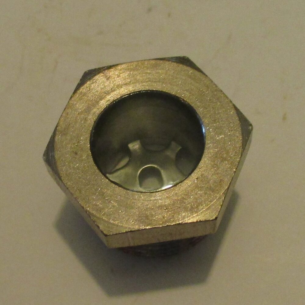 Sight Glass, Lobe Air Oil, 1/2&Quot; Mnpt