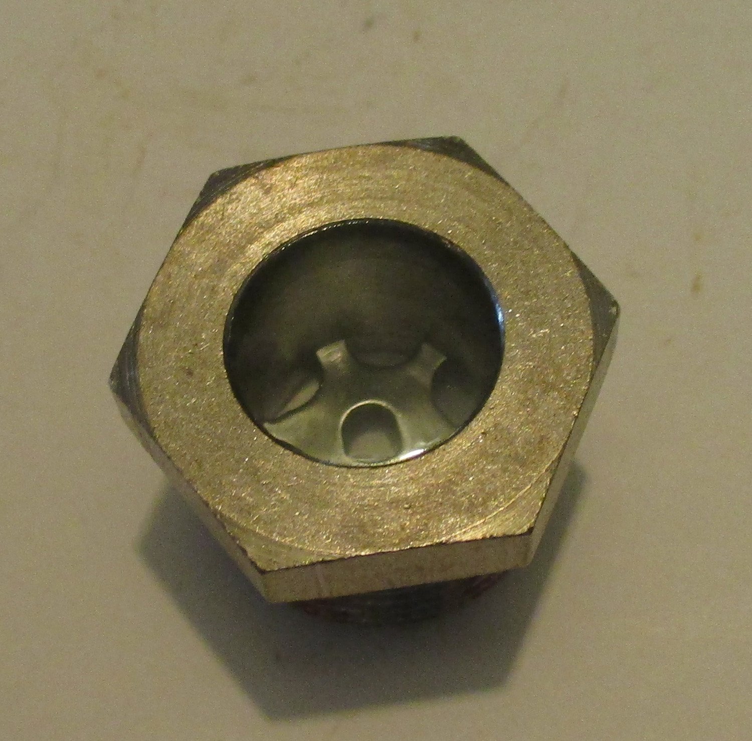 Sight Glass, Lobe Air Oil, 1/2&Amp;Quot; Mnpt