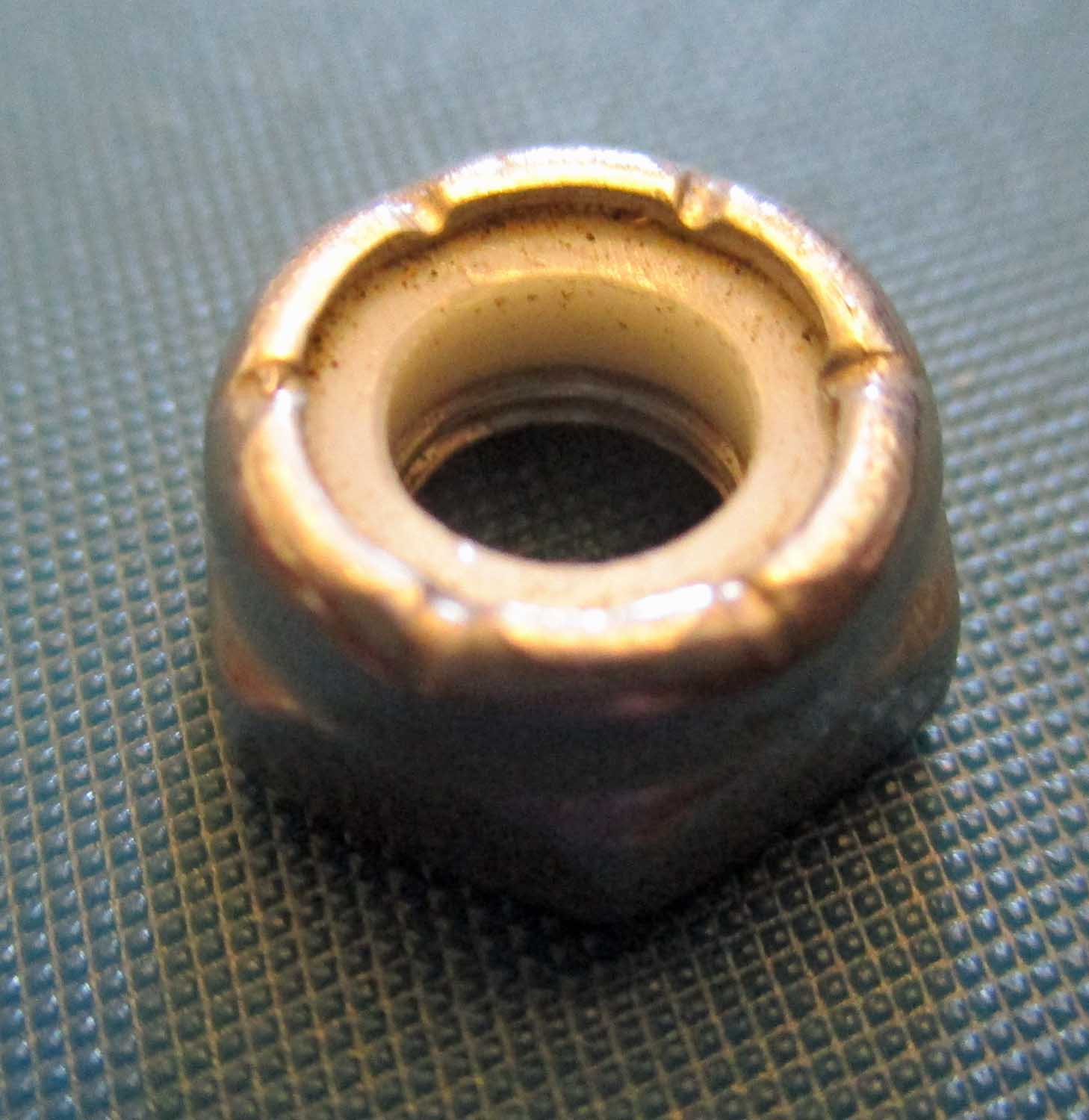 Nut, Jam Lock SS, 3/16"H 3/16"ID 1/2"W, 1/4-28 THD SZ, Pkg./4 4 nut