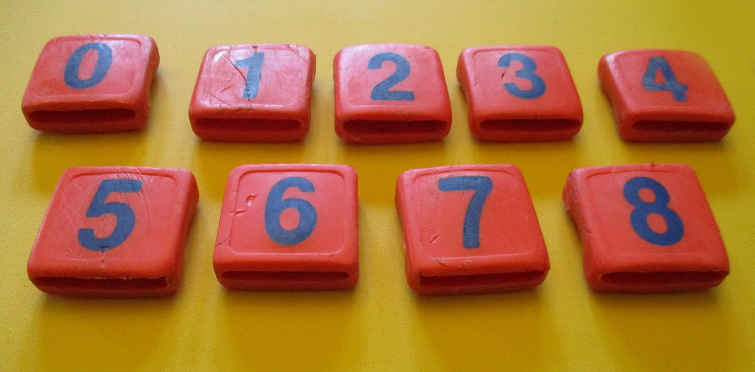 Tags, Red Number Tag Package - Image 2